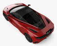 McLaren 750S coupe 2024 3D模型 顶视图