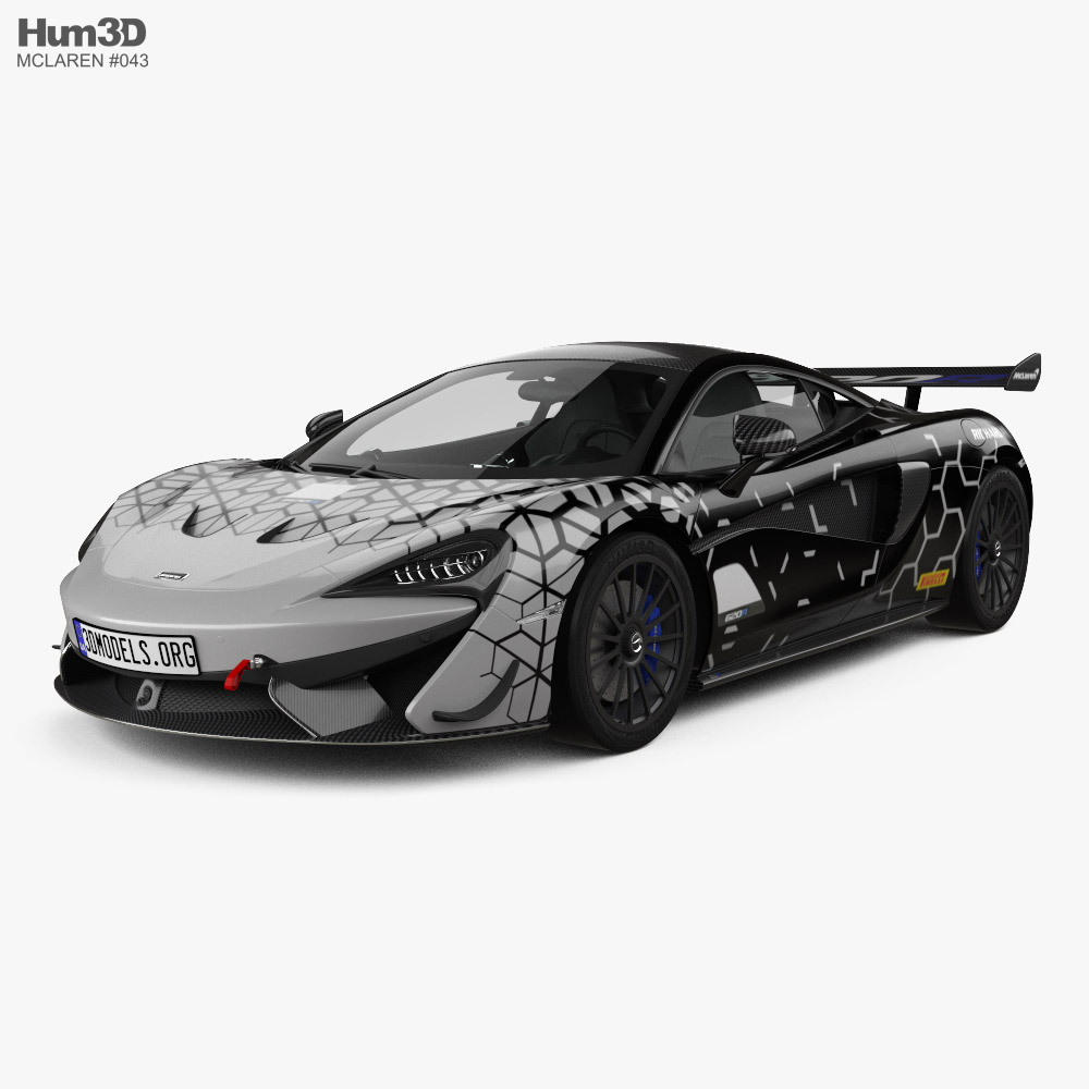 McLaren 620R 2023 3D model