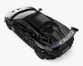 McLaren 620R 2023 3D 모델  top view
