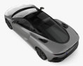 McLaren GTS 2024 Modello 3D vista dall'alto