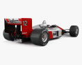 McLaren-Honda MP4/4 1988 3D模型 后视图