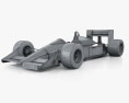 McLaren-Honda MP4/4 1988 3D模型 wire render