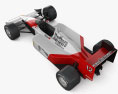 McLaren-Honda MP4/4 1988 3D模型 顶视图