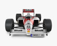McLaren-Honda MP4/4 1988 Modelo 3D vista frontal