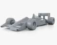 McLaren-Honda MP4/4 1988 3D-Modell clay render