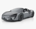 McLaren Artura spider 2024 Modello 3D wire render