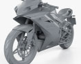 Megelli Sport 250 R 2013 3Dモデル clay render
