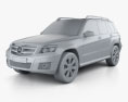 Mercedes-Benz GLK-Class 2010 3d model clay render