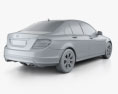 Mercedes-Benz C 클래스 2013 3D 모델 