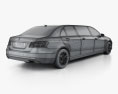 Mercedes Binz E-Клас Лімузин 2010 3D модель