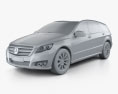 Mercedes-Benz R级 2013 3D模型 clay render
