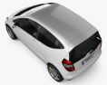 Mercedes-Benz A-Klasse W169 Coupe 2012 3D-Modell Draufsicht