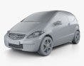 Mercedes-Benz A级 W169 Coupe 2012 3D模型 clay render