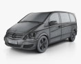 Mercedes-Benz Viano Compact 2013 3d model wire render