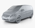 Mercedes-Benz Viano Compact 2013 3d model clay render