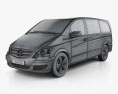 Mercedes-Benz Viano Long 2013 3d model wire render