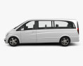 Mercedes-Benz Viano Extralong 2013 3D 모델  side view