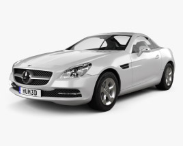 3D model of Mercedes-Benz SLKクラス (R172) 2013