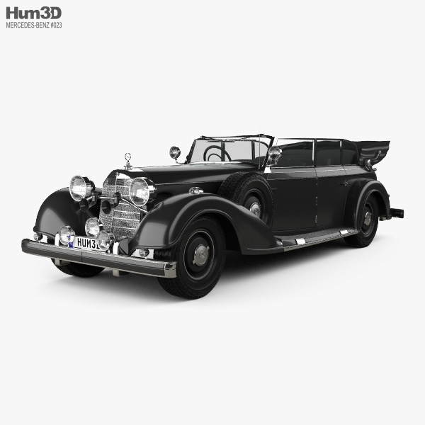 Mercedes-Benz 770K 1936 3D模型