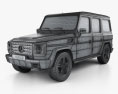 Mercedes-Benz G-класс 2011 3D модель wire render
