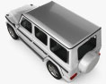 Mercedes-Benz G-Klasse 2011 3D-Modell Draufsicht