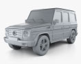 Mercedes-Benz Gクラス 2011 3Dモデル clay render