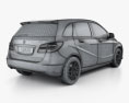 Mercedes-Benz B 클래스 2014 3D 모델 