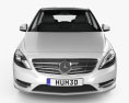 Mercedes-Benz B级 2014 3D模型 正面图