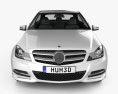 Mercedes-Benz C级 coupe 2014 3D模型 正面图