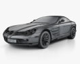 Mercedes-Benz SLR McLaren 2010 3D模型 wire render