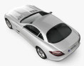 Mercedes-Benz SLR McLaren 2010 3D模型 顶视图