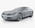 Mercedes-Benz SLR McLaren 2010 3D模型 clay render
