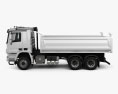 Mercedes-Benz Actros Tipper 3-axle 2014 3d model side view