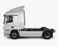 Mercedes-Benz Actros Tractor Truck 2014 3d model side view