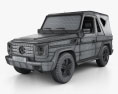 Mercedes-Benz G级 敞篷车 3门 2011 3D模型 wire render