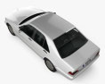 Mercedes-Benz S级 (W140) 2006 3D模型 顶视图