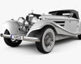 Mercedes-Benz 500K Special 雙座敞篷車 1936 3D模型