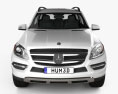 Mercedes-Benz GLクラス X166 2016 3Dモデル front view