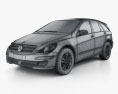 Mercedes-Benz Classe R (W251) 2010 Modello 3D wire render