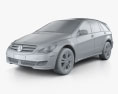 Mercedes-Benz R级 (W251) 2010 3D模型 clay render