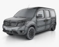 Mercedes-Benz Citan Crew Bus 2016 3d model wire render