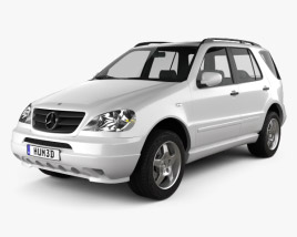 3D model of Mercedes-Benz M 클래스 (W163) 2005
