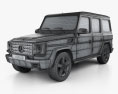 Mercedes-Benz G 클래스 5도어 2016 3D 모델  wire render
