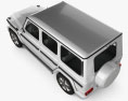 Mercedes-Benz G级 5门 2016 3D模型 顶视图