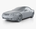 Mercedes-Benz CLクラス (W215) 2006 3Dモデル clay render