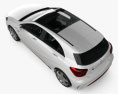 Mercedes-Benz A 클래스 인테리어 가 있는 2015 3D 모델  top view