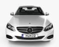 Mercedes-Benz Classe E (W212) Berlina 2014 Modello 3D vista frontale