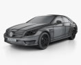 Mercedes-Benz Classe CLS 63 AMG 2016 Modèle 3d wire render