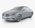 Mercedes-Benz CLA级 (C117) 2016 3D模型 clay render