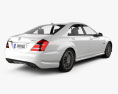 Mercedes-Benz Sクラス 65 AMG 2014 3Dモデル 後ろ姿
